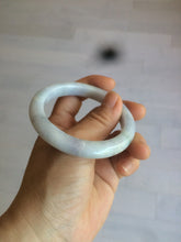 Load image into Gallery viewer, 53.5mm certified Type A 100% Natural light purple/white Jadeite Jade bangle AX82-0310
