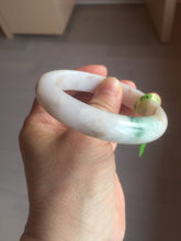 Load image into Gallery viewer, 56.5mm certified 100% natural Type A green purple brown jadeite jade bangle G77-5703
