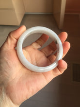 Load image into Gallery viewer, 58.5mm certified Type A 100% Natural white light green purple Jadeite Jade bangle PF67-0512
