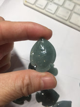 Load image into Gallery viewer, 100% Natural type A dark green/blue/black/gray Guatemala jadeite jade 3D tropical fish Pendant group PD95
