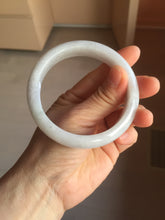 Load image into Gallery viewer, 58.5mm certified Type A 100% Natural white light green purple Jadeite Jade bangle PF67-0512
