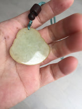 Load image into Gallery viewer, 100% Natural type A yellow green happy buddha jadeite Jade pendant AX159
