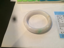 Load image into Gallery viewer, 57.6mm certified type A 100% Natural sunny green jadeite jade bangle AY52-1481
