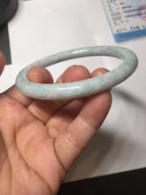 Load image into Gallery viewer, 61mm certified Type A 100% Natural light green light purple round cut Jadeite Jade bangle PH218-3235
