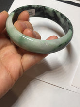 Load image into Gallery viewer, 62.2mm Certified Type A 100% Natural sunny green/dark greenJadeite bangle Call of the Distant Mountains(远山的呼唤) PH72-0606
