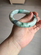 Load image into Gallery viewer, 59mm 100% natural Type A sunny green purple jadeite jade bangle BM74
