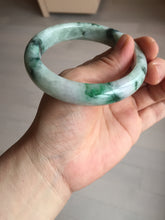 Load image into Gallery viewer, 59mm 100% natural Type A sunny green purple jadeite jade bangle BM74
