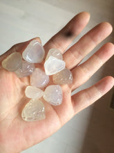 Load image into Gallery viewer, 100% natural icy clear warm light yellow/white agate happy Buddha pendant XY76 (add on item)
