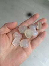 Load image into Gallery viewer, 100% natural icy clear warm light yellow/white agate happy Buddha pendant XY76 (add on item)
