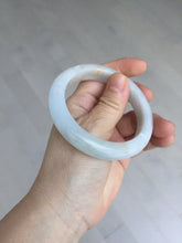 Load image into Gallery viewer, 54.5mm Certified Type A 100% Natural white purple Jadeite bangle AY130-6662
