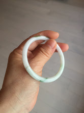 Load image into Gallery viewer, 53.9mm 100% natural Type A sunny green white purple round cut jadeite jade bangle BL96-4661
