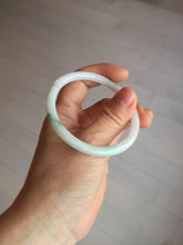 Load image into Gallery viewer, 53.9mm 100% natural Type A sunny green white purple round cut jadeite jade bangle BL96-4661

