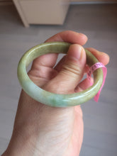 Load image into Gallery viewer, Certified 51.5 mm Type A 100% Natural green/yellow/brown oval Jadeite Jade bangle G67-7784
