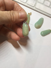 Load image into Gallery viewer, 100% natural type A sunny  green yellow blessed melon 福瓜) Jadeite Jade pendant group PB52
