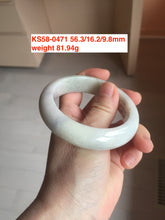 Load image into Gallery viewer, Sale! Type A 100% Natural dark green/white/black Jadeite Jade bangle with defects group 3
