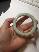 Load image into Gallery viewer, 57mm Certified Type A 100% Natural light green jadeite Jade bangle PA132-(6557)
