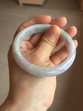 Load image into Gallery viewer, 57.5mm Certified Type A 100% Natural sunny green purple white jadeite Jade bangle BS99-2535
