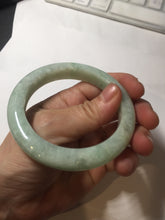 Load image into Gallery viewer, 57mm Certified Type A 100% Natural light green jadeite Jade bangle PA132-(6557)
