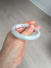 Load image into Gallery viewer, 51mm certified Type A 100% Natural green/purple/white oval Jadeite Jade bangle BM59-0262
