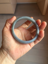 Load image into Gallery viewer, 60mm Certified Type A 100% Natural purple/gray/black Guatemala Jadeite bangle PF65-0428
