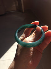 Load image into Gallery viewer, 59.8mm Certified Type A 100% Natural dark green/blue/gray/black Guatemala Jadeite bangle PJ140-1483
