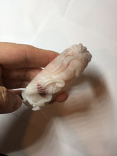 Load image into Gallery viewer, 51mm 100% natural pink red brown carved Phoenix and Peony (凤穿牡丹)  Quartzite (Shetaicui jade) bangle SY126
