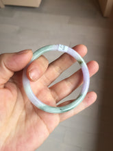 Load image into Gallery viewer, 卖了 54mm Certified Type A 100% Natural purple green slim round cut Jadeite Jade bangle AZ183-0512
