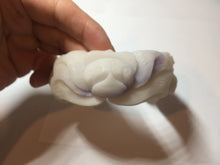 Load image into Gallery viewer, 55.5mm 100% natural pink red brown beige carved Goldern fish and lotus (金玉满堂)  Quartzite (Shetaicui jade) bangle SY127
