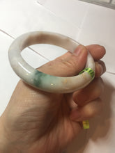 Load image into Gallery viewer, 56.5mm certified 100% natural Type A green purple brown jadeite jade bangle G77-5703
