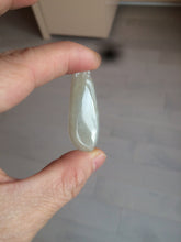 Load image into Gallery viewer, 100% natural icy watery green purple white yellow type A jadeite jade water drop/blessed melon/bamboo pendant necklace group BG45
