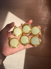 Load image into Gallery viewer, 100% Natural yellow/green nephrite Jade(黄玉) pendant HF84
