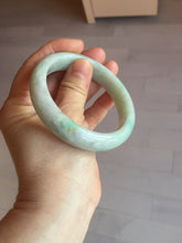 Load image into Gallery viewer, 58.6mm 100% natural type A certified sunny green jadeite jade bangle BL37-0265

