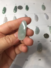Load image into Gallery viewer, Type A 100% Natural icy watery light green/white/purple jadeite Jade magnolia buds group Pendant PH236
