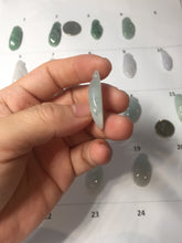 Load image into Gallery viewer, Type A 100% Natural icy watery light green/white/purple jadeite Jade magnolia buds group Pendant PH236
