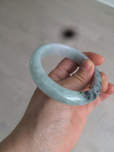 Load image into Gallery viewer, 55 mm Certified type A 100% Natural green/purple/black Jadeite bangle AT97-7557
