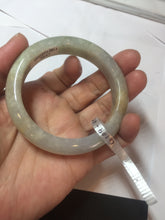 Load image into Gallery viewer, 53.2mm certified type A 100% Natural green/yellow/purple/gray Jadeite Jade bangle G109-3537
