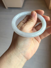 Load image into Gallery viewer, 56.5mm Certified Type A 100% Natural light green/purple/white round cut Jadeite bangle PD105-4910
