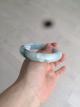 Load image into Gallery viewer, 58mm Certified Type A 100% Natural green/white Jadeite Jade bangle AX79-4354
