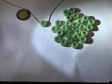 Load image into Gallery viewer, 9.5-10mm Type A 100% Natural light green Guatemala Jadeite Jade small safty ring pendant group PC192 Add on item
