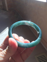 Load image into Gallery viewer, 59.8mm Certified Type A 100% Natural dark green/blue/gray/black Guatemala Jadeite bangle PJ148-1482

