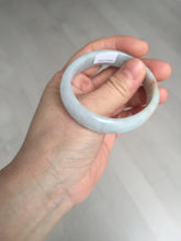 Load image into Gallery viewer, 49mm Certified Type A 100% Natural light green red oval Jadeite Jade bangle BM68
