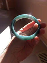 Load image into Gallery viewer, 59.8mm Certified Type A 100% Natural dark green/blue/gray/black Guatemala Jadeite bangle PJ148-1482
