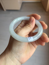 Load image into Gallery viewer, 54.2mm Certified Type A 100% Natural light green/purple/white round cut Jadeite bangle PD103-4905
