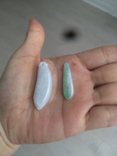 Load image into Gallery viewer, 100% natural type A light purple sunny green blessed melon(福瓜) Jadeite Jade pendant AC83
