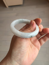 Load image into Gallery viewer, 46mm Certified Type A 100% Natural icy watery light green white clear Jadeite Jade bangle BS88-6685
