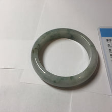 Load image into Gallery viewer, 52.3mm Certified Type A 100% Natural light green white Jadeite bangle PB290-3360
