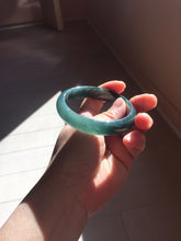 Load image into Gallery viewer, 57mm Certified Type A 100% Natural dark green/blue/gray/black Guatemala Jadeite bangle PJ137-1485
