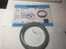 Load image into Gallery viewer, 60mm Certified Type A 100% Natural white/light purple/brown/yellow/gray (FU LU SHOU) Jadeite Jade bangle BF107-8641

