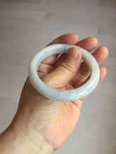 Load image into Gallery viewer, 54mm Certified type A 100% Natural light green white Jadeite bangle PB198-6655
