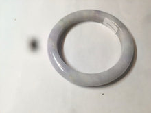 Load image into Gallery viewer, 53.5mm certified Type A 100% Natural light purple/white Jadeite Jade bangle AX82-0310
